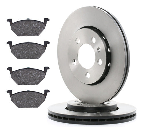 Par Disco Freno Delantero Audi A1 1.4 2011 + Pastilla