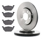 Par Disco Freno Delantero Audi A1 1.4 2011 + Pastilla