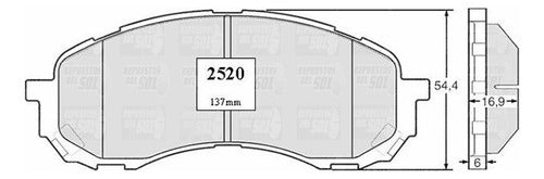 Pastilla Freno Delantero Subaru Impreza 1.5 2009 2012