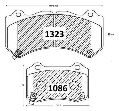 Kit Pastillas Delanteras + Traseras Freno Gtx Jeep Grand Cherokee 2012 2019