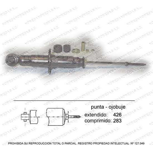 Par Amortiguador R/L Trasero Loyale 1.8 1986 1989
