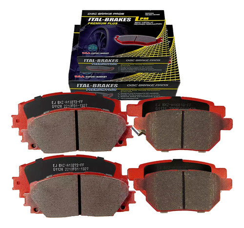 Kit Pastillas Delanteras + Traseras Freno Toyota Prius 2010 2022
