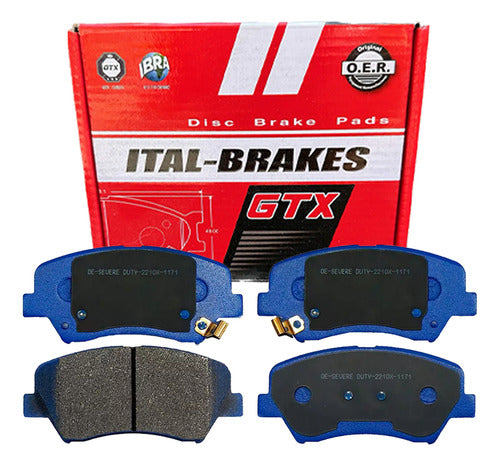 Kit Pastillas Delanteras + Traseras Freno Hyundai Veloster 2012 2017