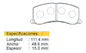 Pastilla Freno Delantero Suzuki Baleno 1.3 G13bb 1996 2003