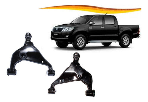 Par Bandejas Toyota Hilux 2005 2015 Inferior