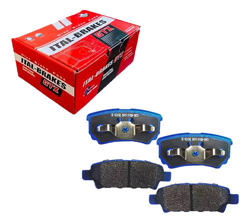 Kit Pastillas Delanteras + Traseras Freno Jeep Compass 2006 2017