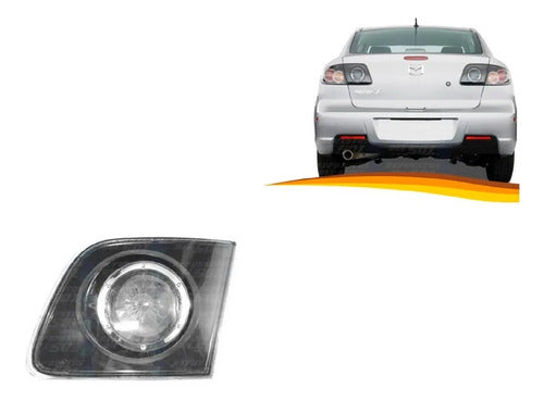 Farol Trasero Interior Mazda 3 Sedan 2004 2009 Derecho Blanco