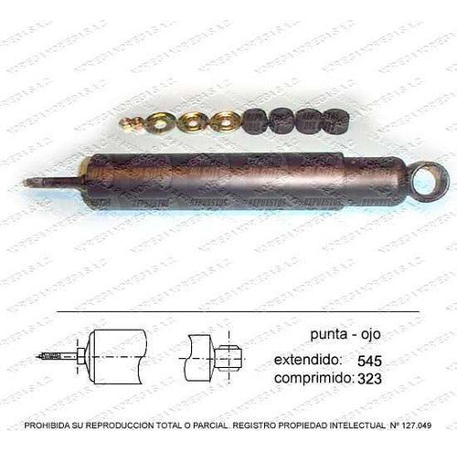 Par Amortiguador R/L Delantero Canter 3.5 1992