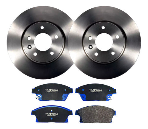 Discos Freno Con Pastilla Chevrolet Cruze 2014 2018