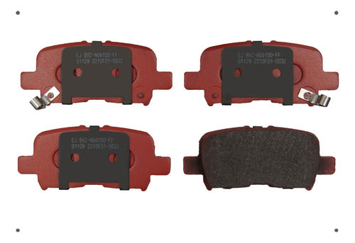 Pastilla Freno Ital Brakes Trasero Honda Pilot I 2003 2008