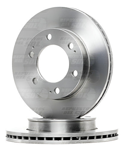 Par Disco Freno Delantero Nissan D21 2.0 Z20 1986 1993