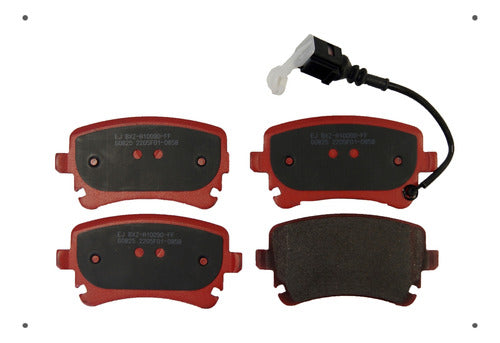 Pastilla Freno Ital Brakes Trasera Audi A6 2009 2009