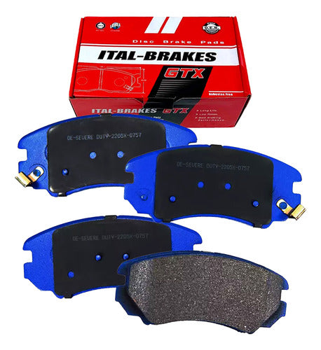Kit Pastillas Delanteras + Traseras Freno Gtx Baic X55 2017 2024