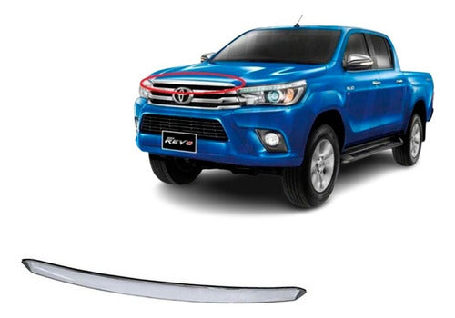 Moldura Cromada Capot Toyota Hilux Revo 2016 2019