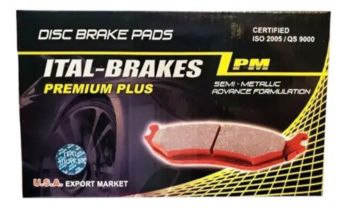Pastilla Freno Ital Brakes Delantero Fiat Ducato 2000 2005