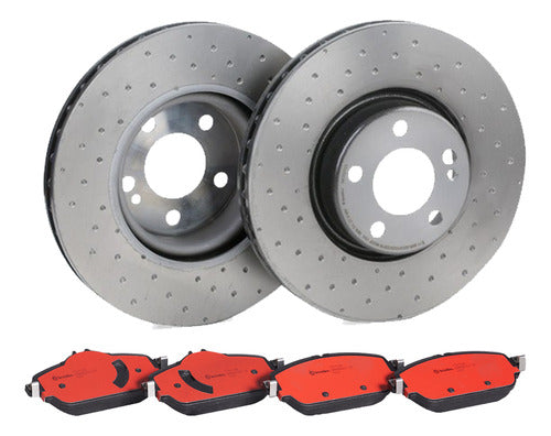Discos Freno Con Pastilla Mercedes Benz C220 2014 2018