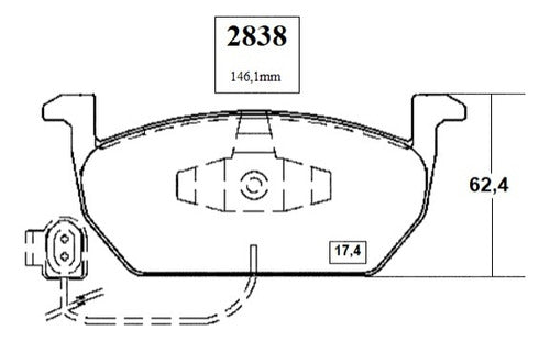 Pastilla Freno Delantero Audi A3 3.2 2016