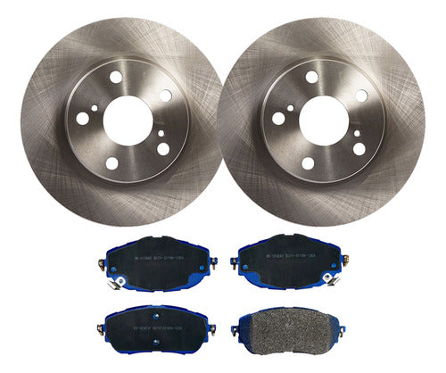 Discos Freno Con Pastilla Gtx Toyota Auris 2013 2016