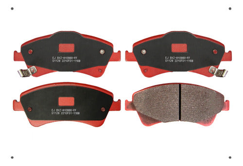 Pastilla Freno Ital Brakes Delantero Toyota Auris 2007 2013