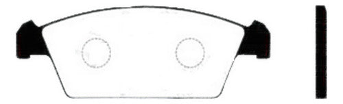 Pastilla Freno Delantera Daewoo Tico 0.8 F8c 1997 2000