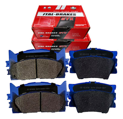 Kit Pastillas Delanteras + Traseras Freno Gtx Lexus Es 350 2008 2019