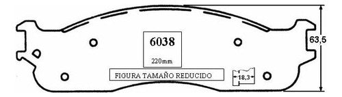 Pastilla Freno Delantero Dodge Ram 2.5 2005 2010