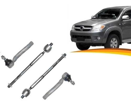 Brazo Axial Toyota Hilux 2005 2011 + Terminales Kit X 4