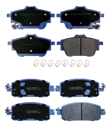 Pastilla Freno Gtx Nissan Sentra 2019 2024 Kit