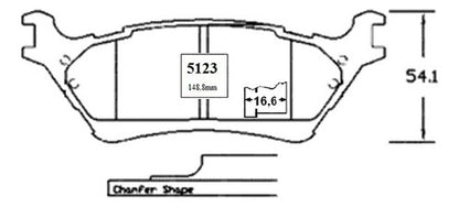 Pastilla Freno Trasero Ford F150 Lariat 5000 Xlt 2012