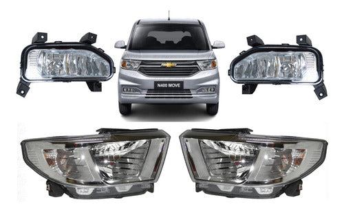 Optico + Neblinero Chevrolet N400 2020 2022
