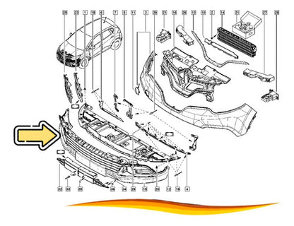 Parachoque Delantero Renault Captur 1.5 2015 2019