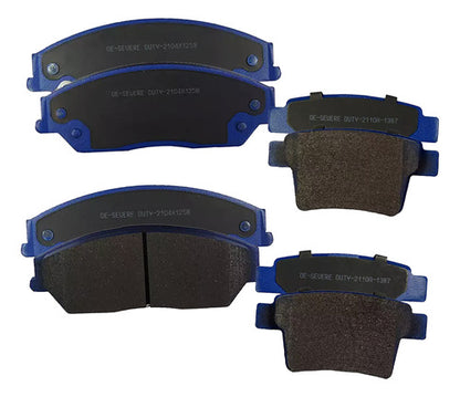 Kit Pastillas Delanteras + Traseras Freno Gtx Geely Ex7 2013 2016