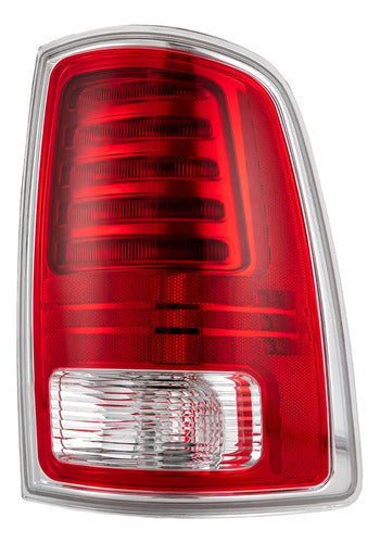 Farol Trasero Dodge Ram 2013 2017 Derecho Cromado Led Rojo