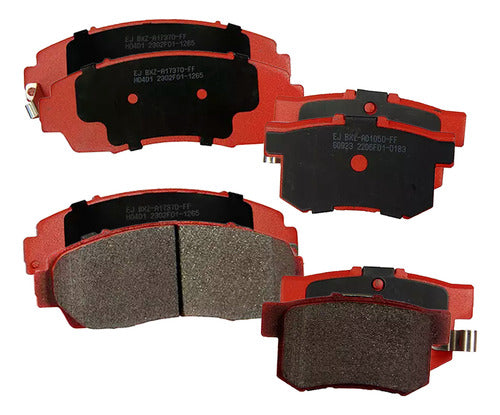 Kit Pastillas Delanteras + Traseras Freno Great Wall Haval H6 2015 2020