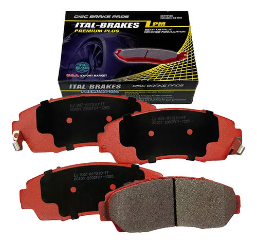 Kit Pastillas Delanteras + Traseras Freno Changan Cs75 2015 2020