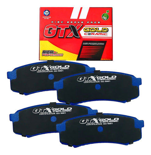 Kit Pastillas Delanteras + Traseras Freno Mitsubishi Montero 2016 2020