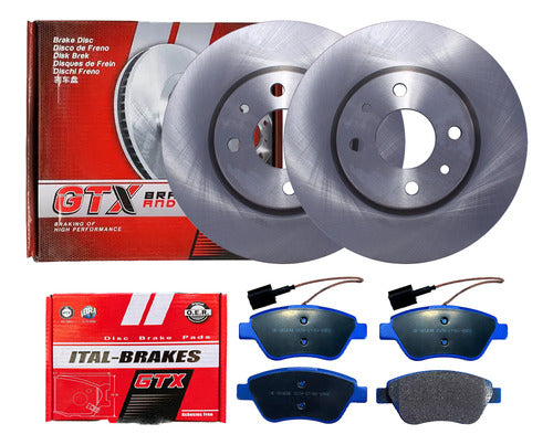 Discos Freno Con Pastilla Gtx Fiat Doblo 2007 2009