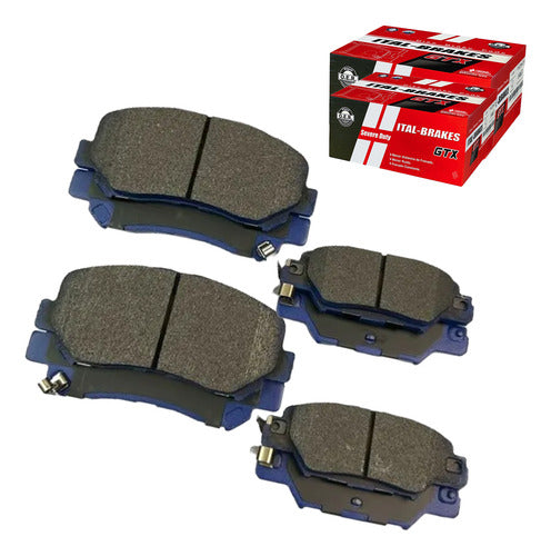 Kit Pastillas Delanteras + Traseras Freno Mazda Cx5 2017 2019