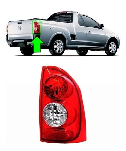 Farol Trasero Derecho Chevrolet Montana 2004 2010