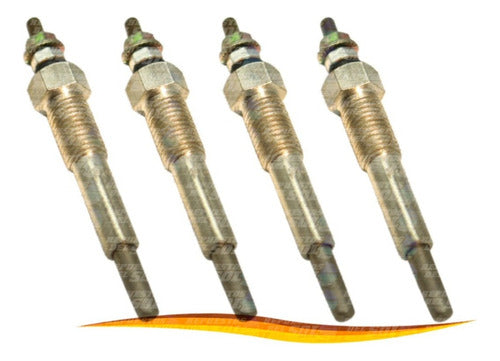 Juego 4 Bujías Incandescentes Chevrolet Nkr 1999 2007