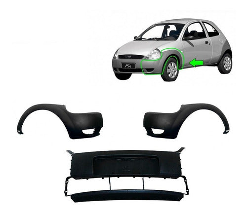 Parachoque Delantero Ford Ka 2002 2010