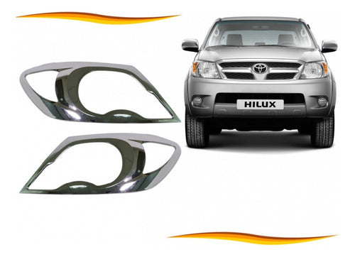 Set Biseles Cromados Optico Toyota Hilux 2006 2011