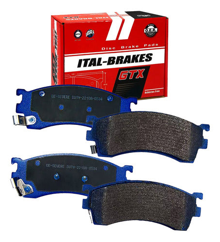 Kit Pastillas Delanteras + Traseras Freno Gtx Mazda 626 2000 2004