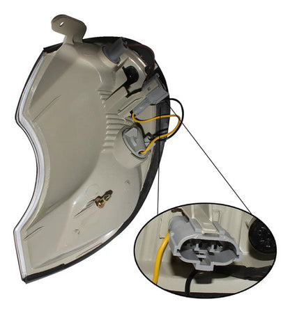 Farol Punta Hyundai Terracan 2000 2004 Derecho Blanco