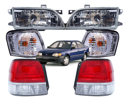 Optico + Faroles Toyota Tercel 1998 1999 Par