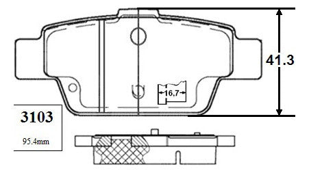 Pastilla Freno Trasero Mahindra Xuv 500 2013