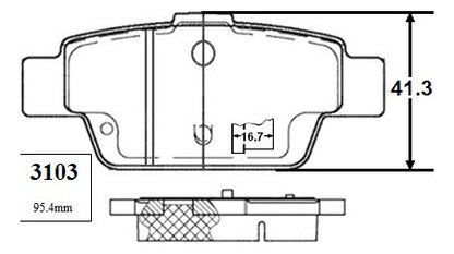 Pastilla Freno Trasero Mahindra Xuv 500 2013