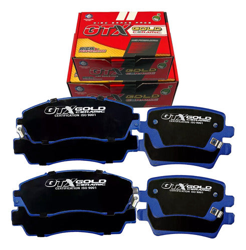 Kit Pastillas Delanteras + Traseras Freno Gtx Gold Exeed Vx 2023 2024