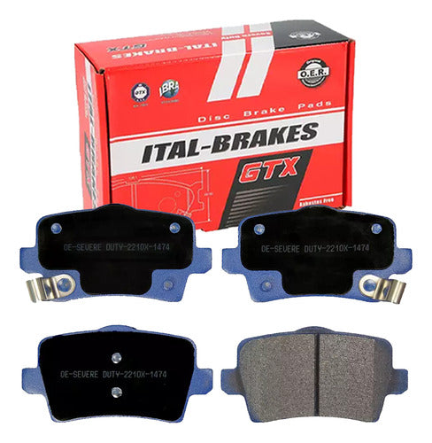 Kit Pastillas Delanteras + Traseras Freno Changan Cs15 2016 2020