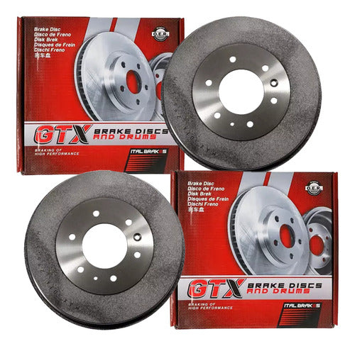 Tambores Freno Ford Ranger 2012 2022 Par Trasero